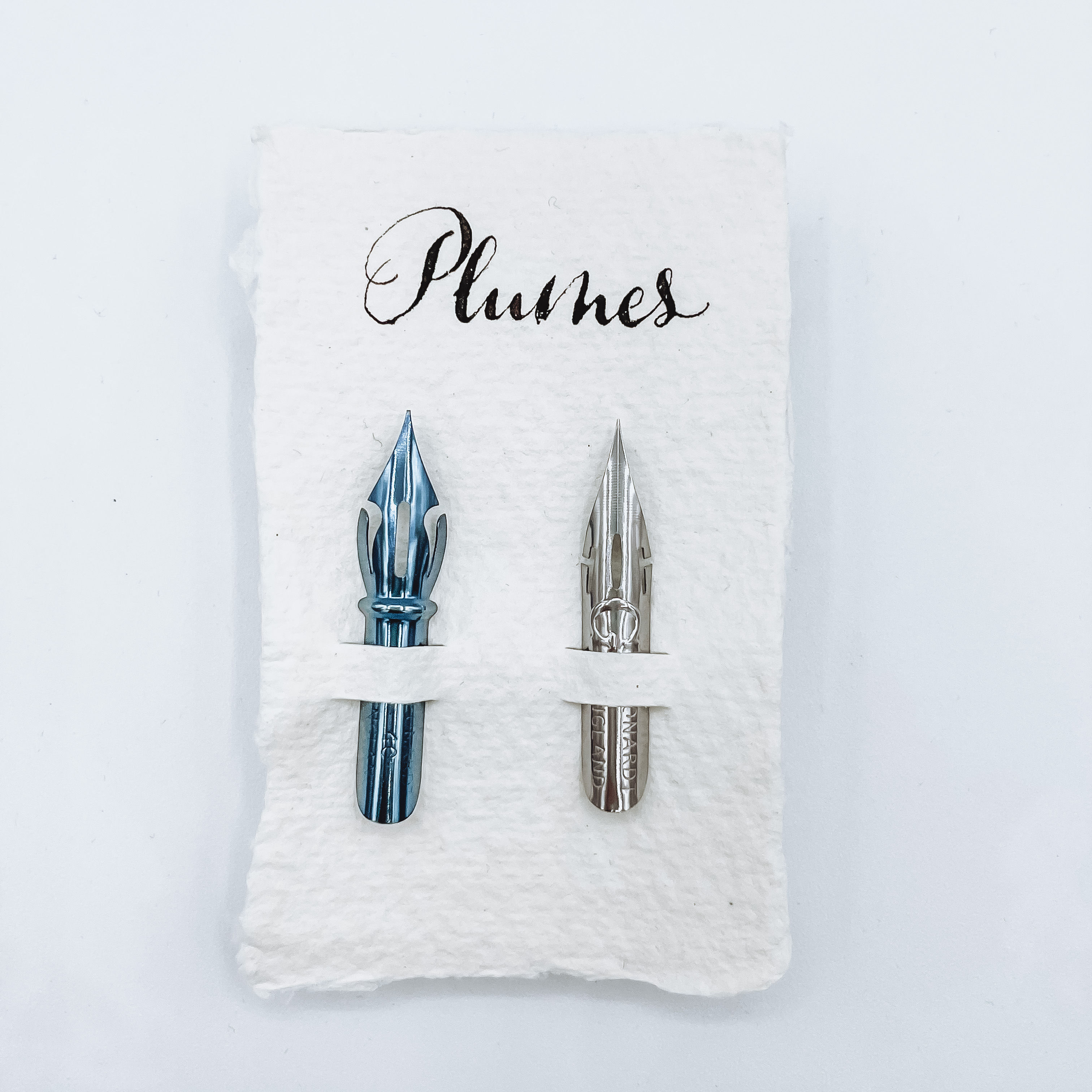 Assortiment de 2 plumes pointues