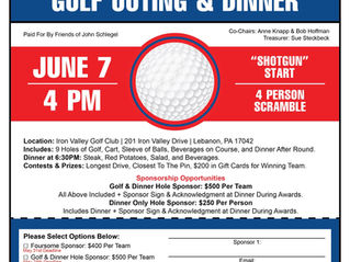 Join me for golf & dinner on June 7