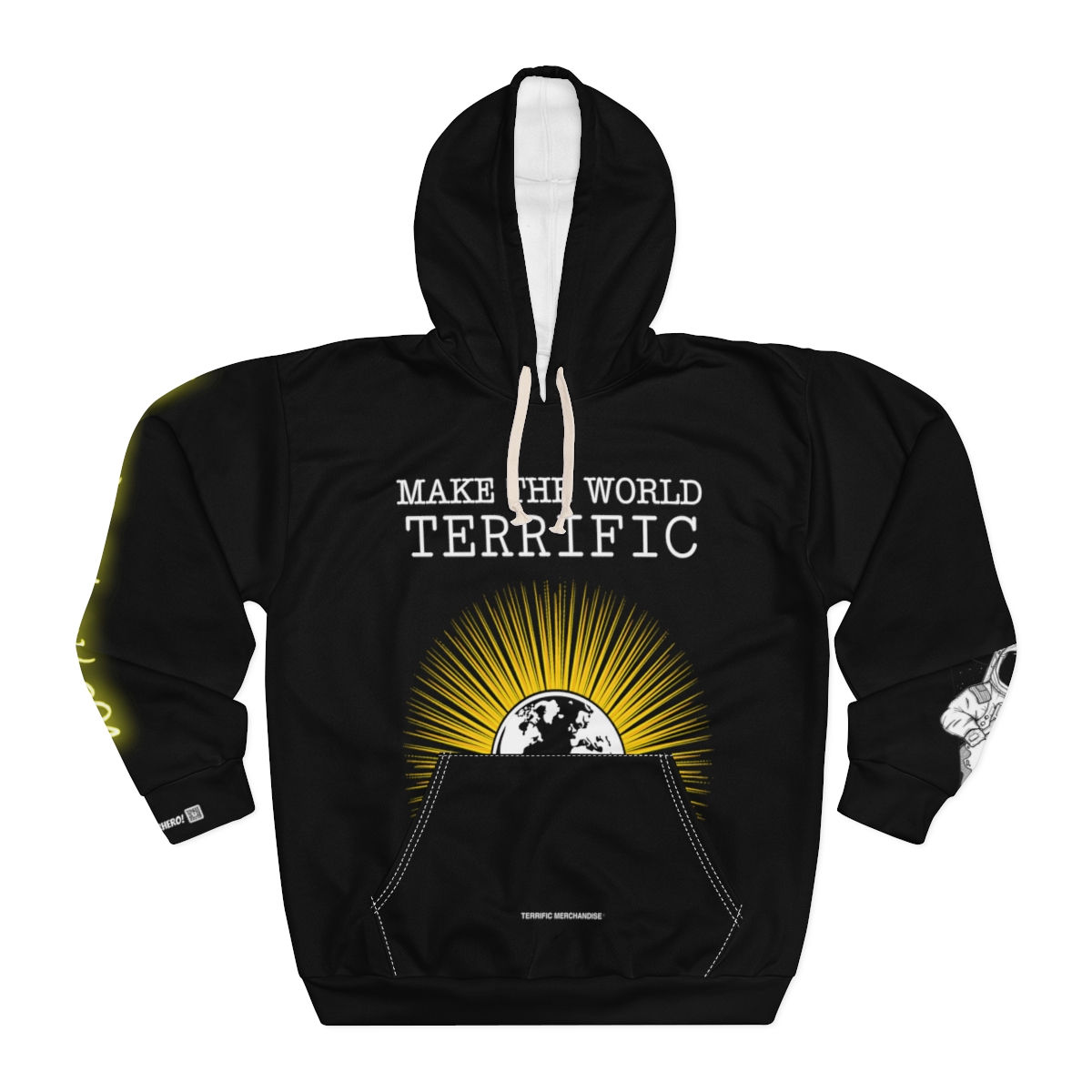 MAKE THE WORLD TERRIFIC Hoodie (AOP)
