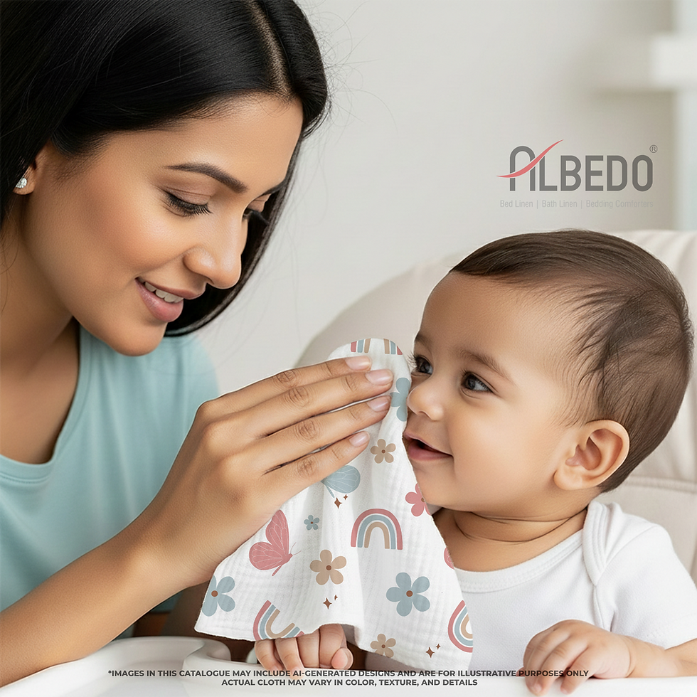 Thumbnail: Premium 100% Muslin Baby Wash Cloth 