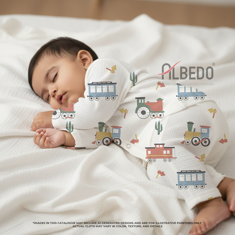 Thumbnail: Newborn Muslin Cotton Full Sleeve Night Suit