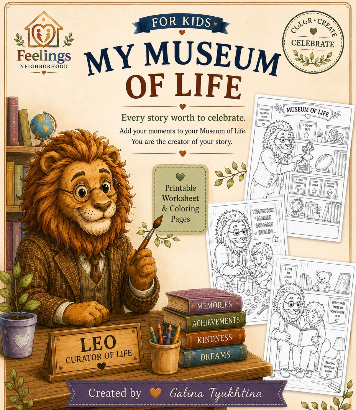 Leo's Museum of Life: Printable Activity Book