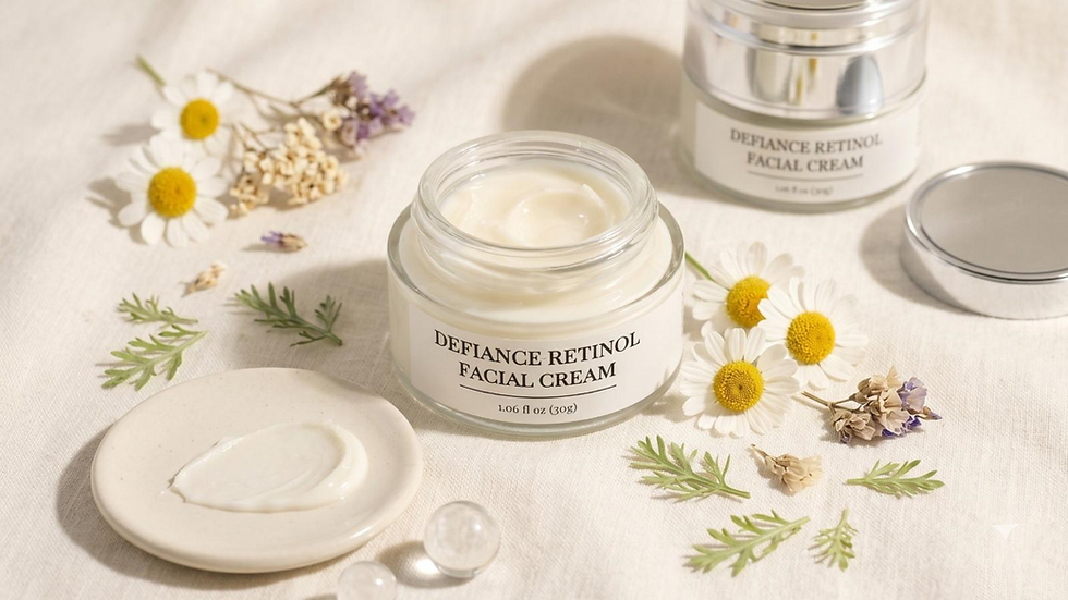 Defiance Retinol Facial Cream isn’t about doing more. It’s about doing better