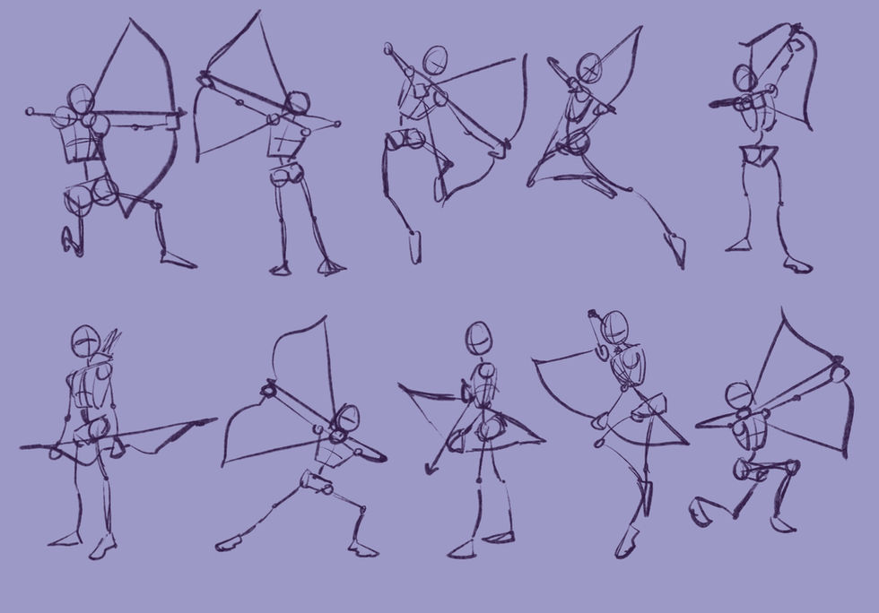 Gesture sketches