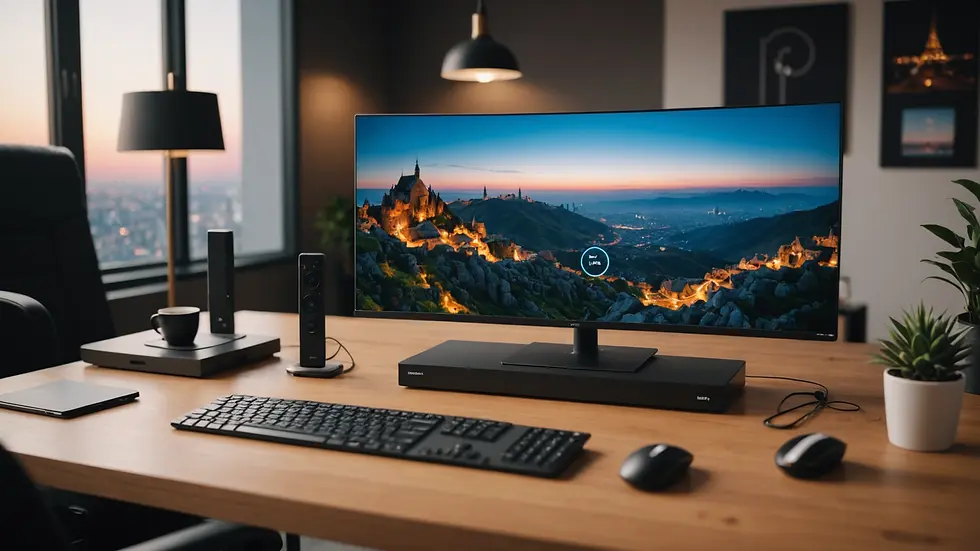 Wireless setup screen