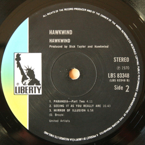 Hawkwind - Hawkwind, 1970, UK | Flower Power Records
