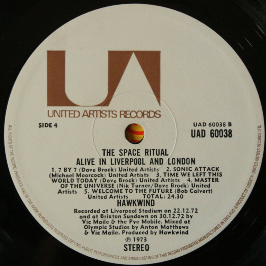 Thumbnail: Hawkwind - Space Ritual, 1973, UK