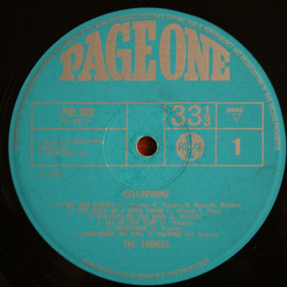 Thumbnail: The Troggs - Cellophane, 1967, UK