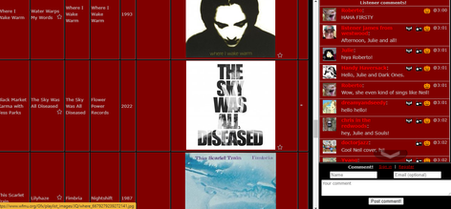 Dark Night of the Soul with Julie: Playlist November 8, 2022 - Featuring 'The Sky Was All Diseased'