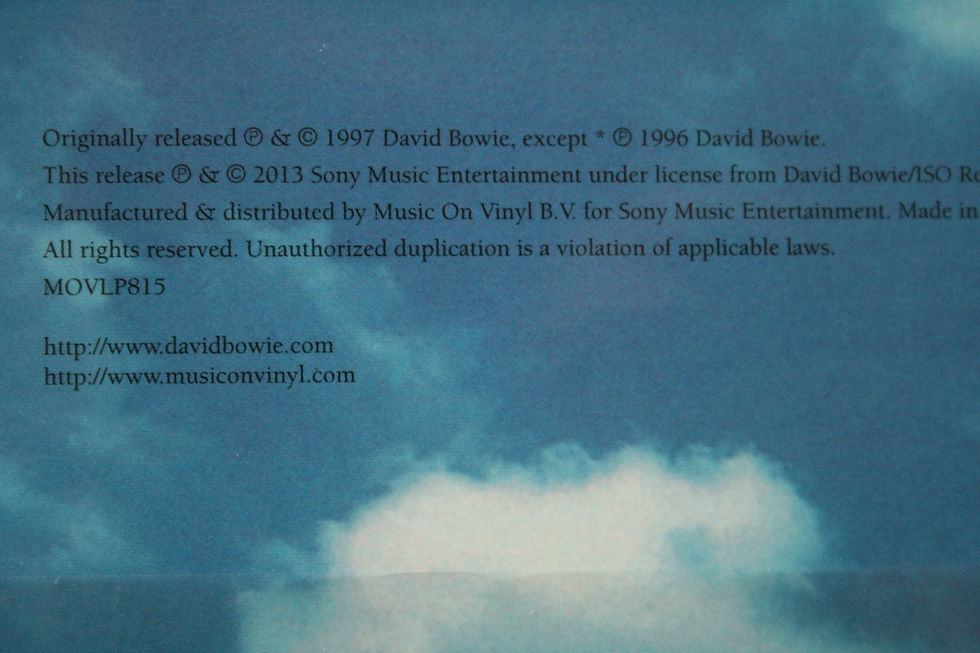 Thumbnail: David Bowie - Earthling (Ltd Edition, Green Vinyl) 2013 UK