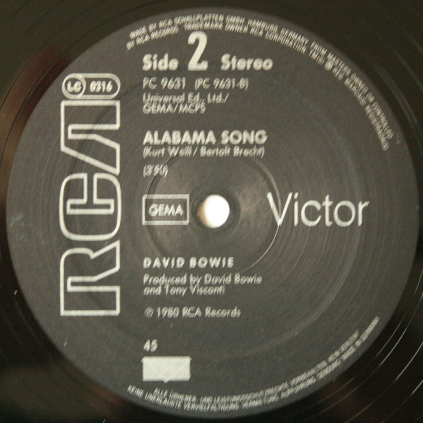 Thumbnail: David Bowie - Ashes To Ashes (12" Single) 1980, Germany