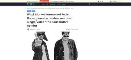 Black Market Karma and Sonic Boom: parceria rende o suntuoso single/vídeo “The Sour Truth”; confira