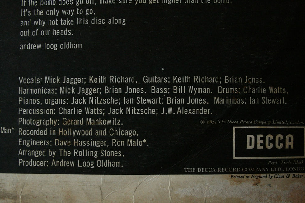 Thumbnail: The Rolling Stones - Out Of Our Heads, 1965, UK