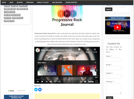 Prog Rock Journal [Weekly Playlist] #120-Featuring 'Aping Flair'