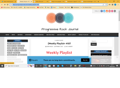 Progressive Rock Journal - Weekly Playlist+ #107 - Featuring Black Market Karma - 'Dead Trajectory'