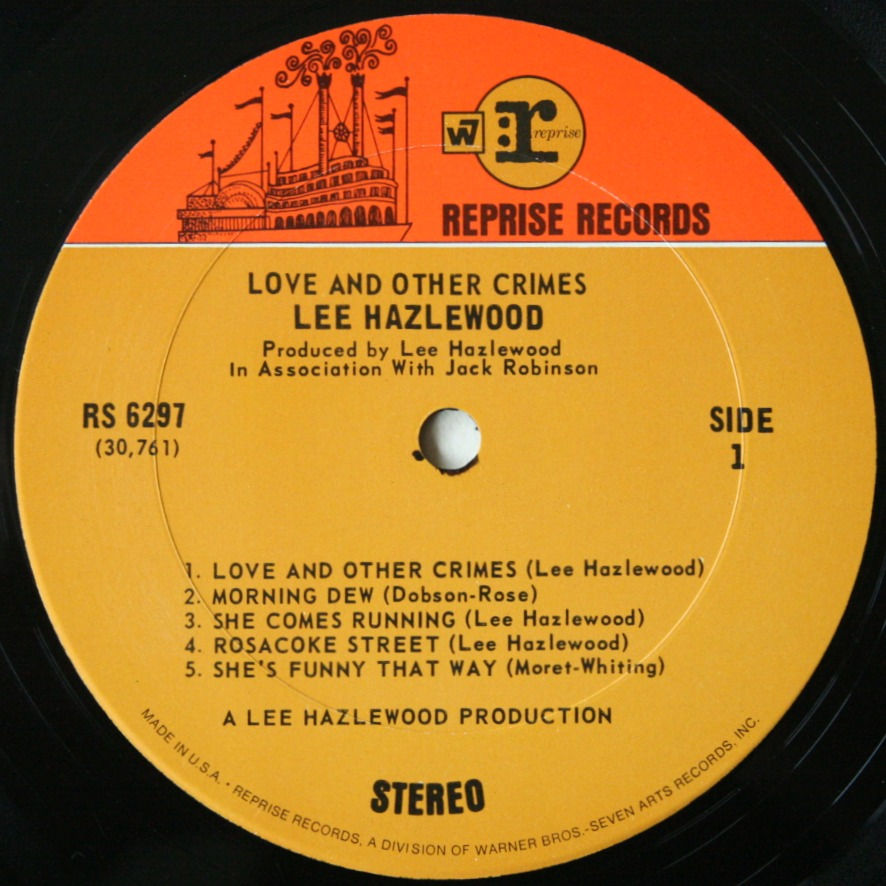 Thumbnail: Lee Hazelwood - Love And Other Crimes, 1968, USA