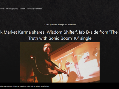 BMK shares 'Wisdom Shifter', fab B-side from 'The Sour Truth with Sonic Boom' 10" single