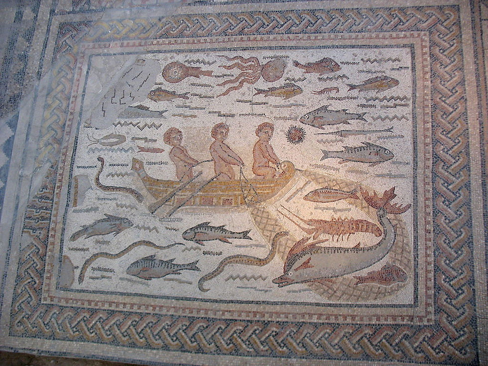 Mosaic from the House of Hippolytus, Alcalá de Henares, Madrid