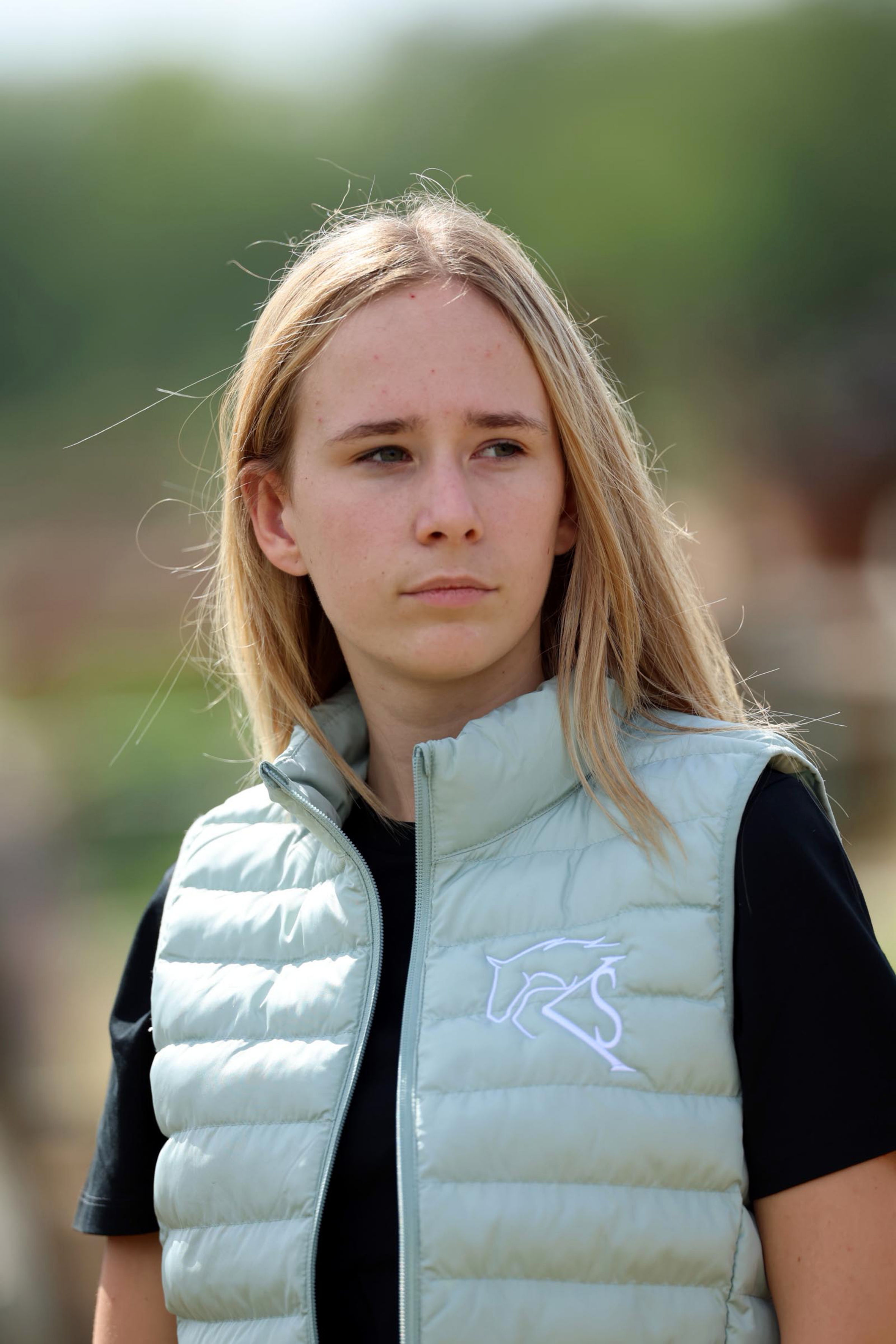 Doudoune légère sans manches Femme Sauge