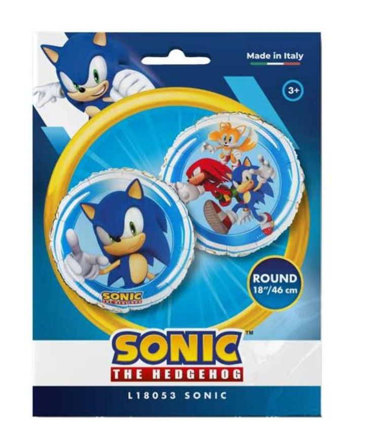 Thumbnail: 18 Inch Sonic The Hedgehog Foil Balloon