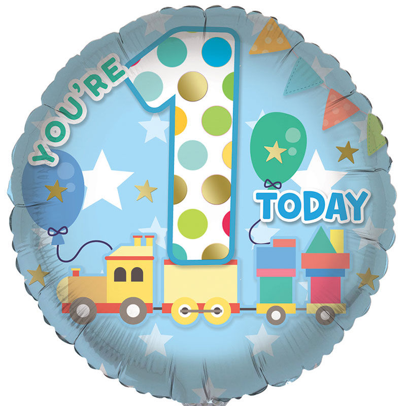 Thumbnail: Age 1 Birthday Foil Balloon