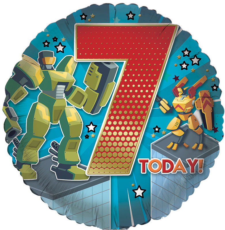 Thumbnail: Age 7 Birthday Foil Balloon