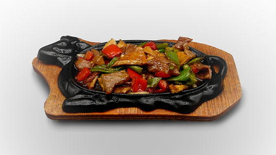 Intestins de porc à la plaque
