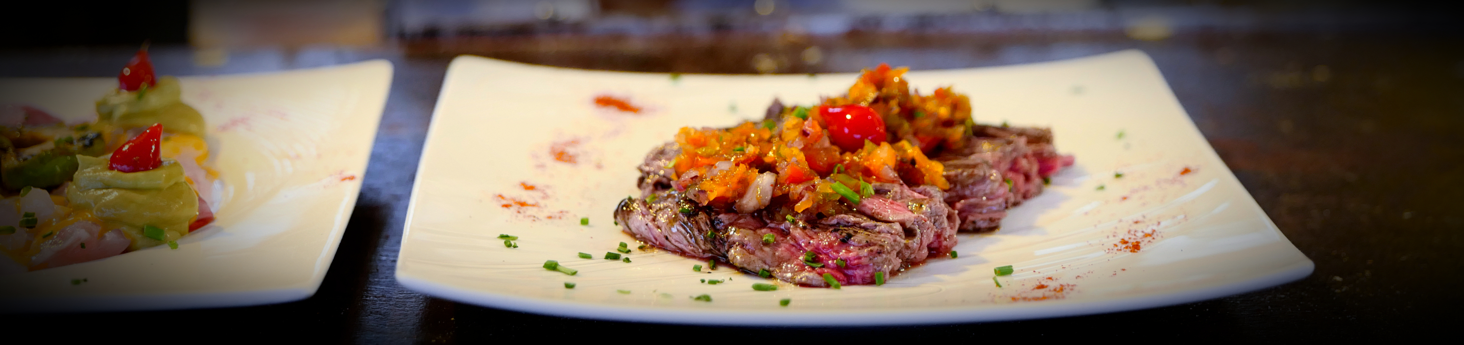 Arranged Food and Objects