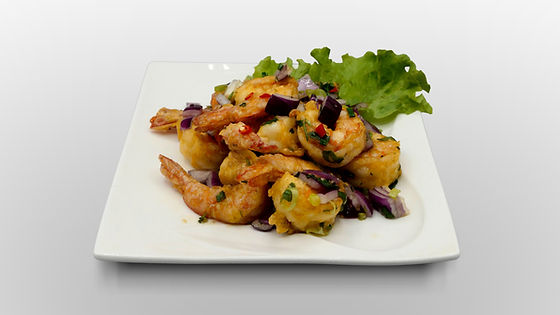 Crevettes au poivre et sel