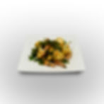 Crevettes à la menthe