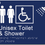 Thumbnail: Braille & Tactile - Unisex Toilet & Shower