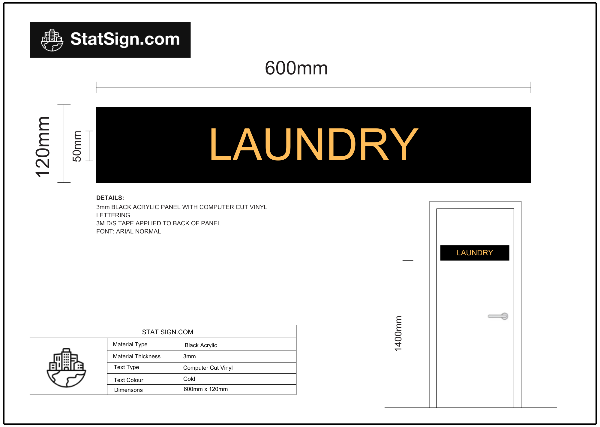 Acrylic - Laundry