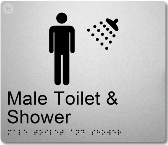 Male Toilet & Shower