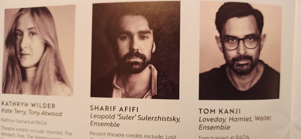 Grace Pervades Theatre Royal Bath Cast