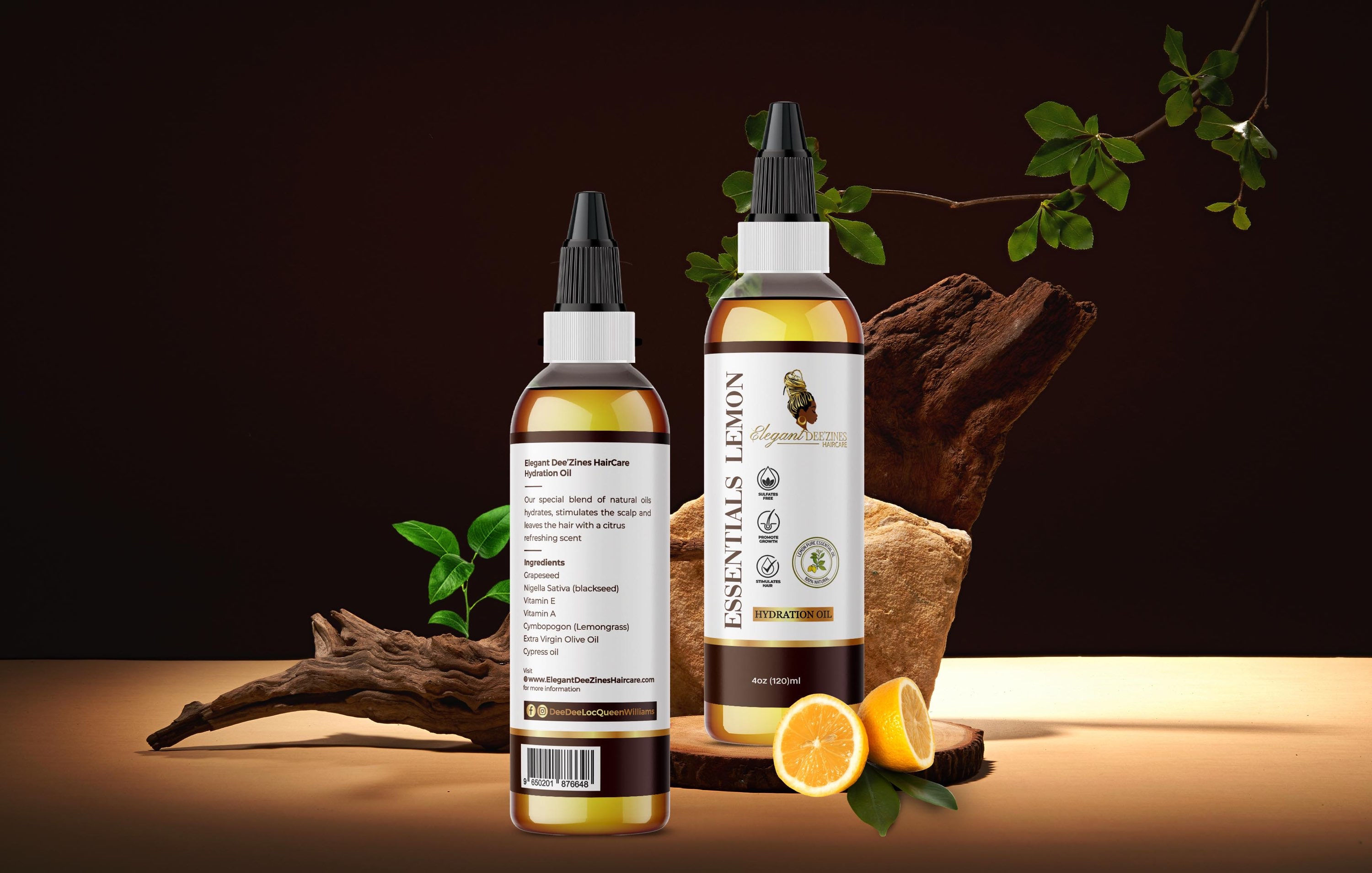 Lemon Hydration Oil (4oz) Refresh & Replenish