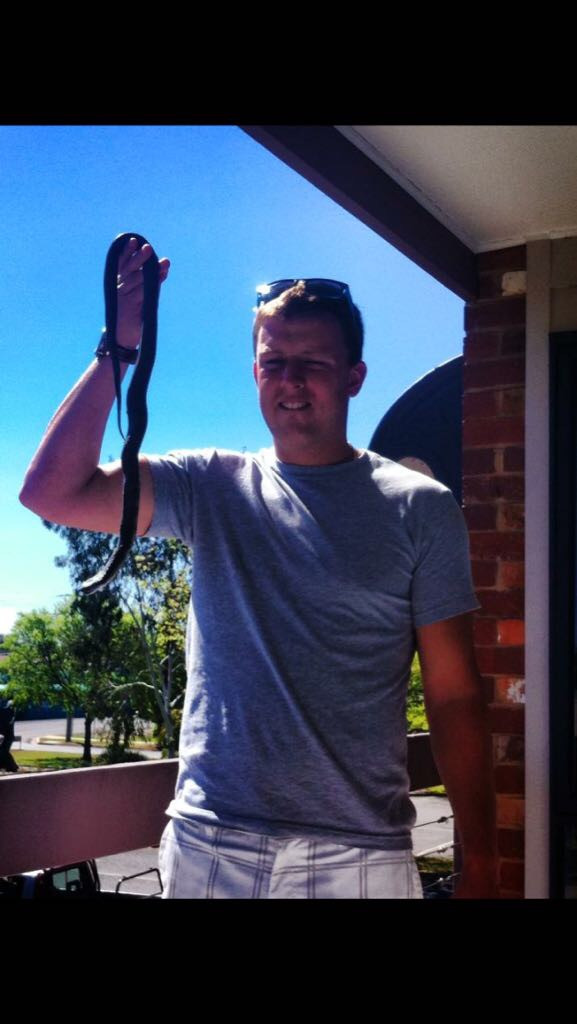 Me (Jack) with a snake!