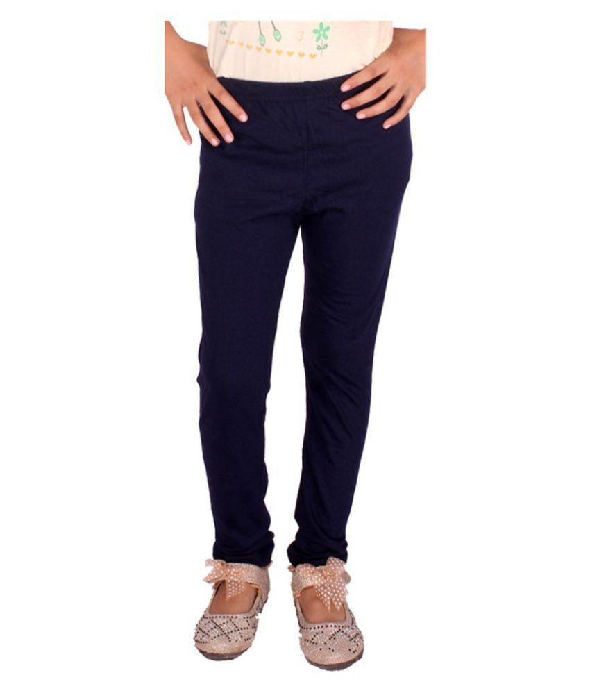 Thumbnail: KriSo Cotton Legging Red & Navy Blue