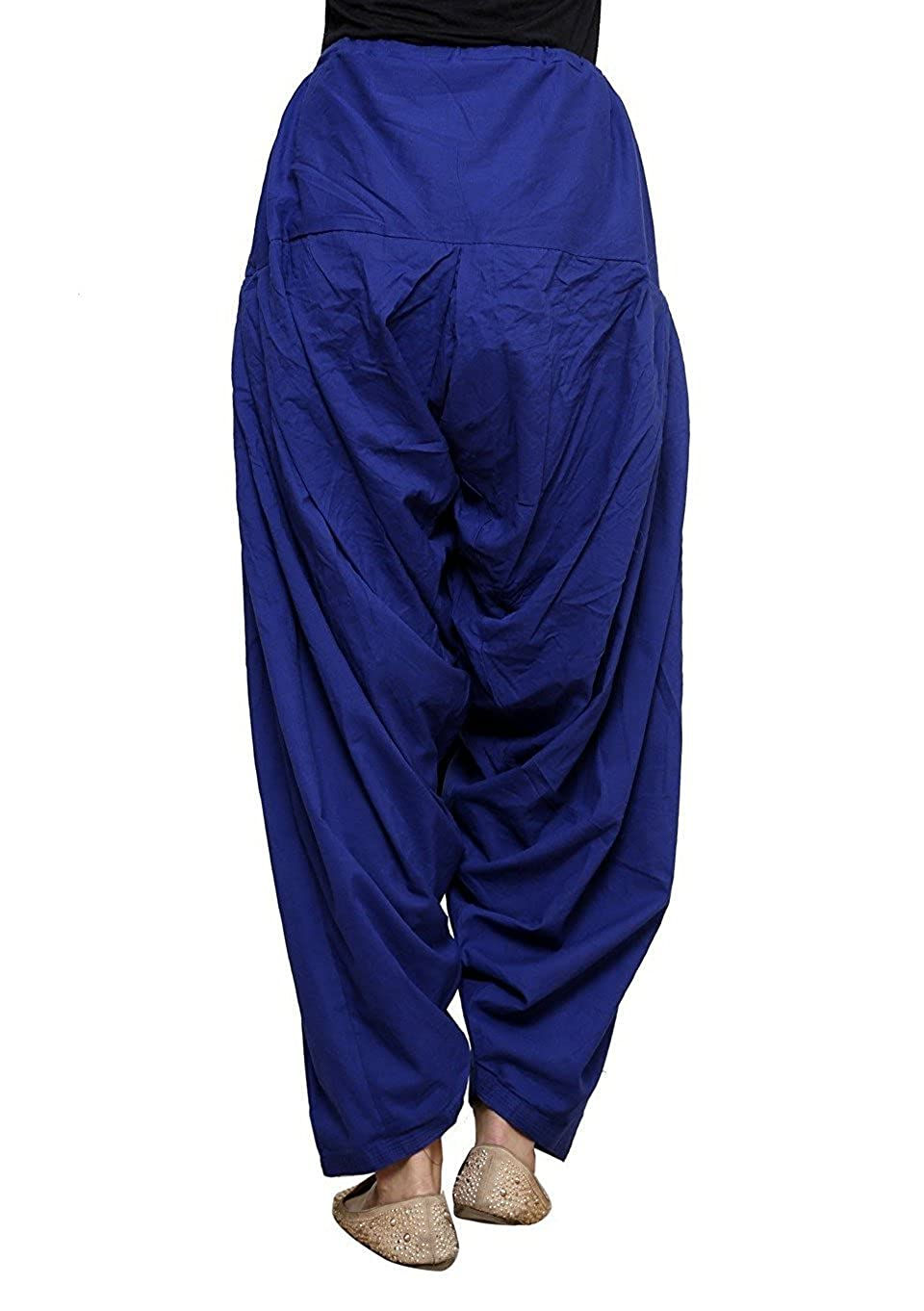 Thumbnail: KriSo Cotton Patiyala Salwar Blue Colour