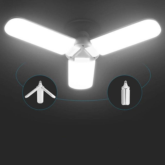 Generic B22 LED Garage Light, 40 Watt Cool Daylight LED Street and Area Light fo