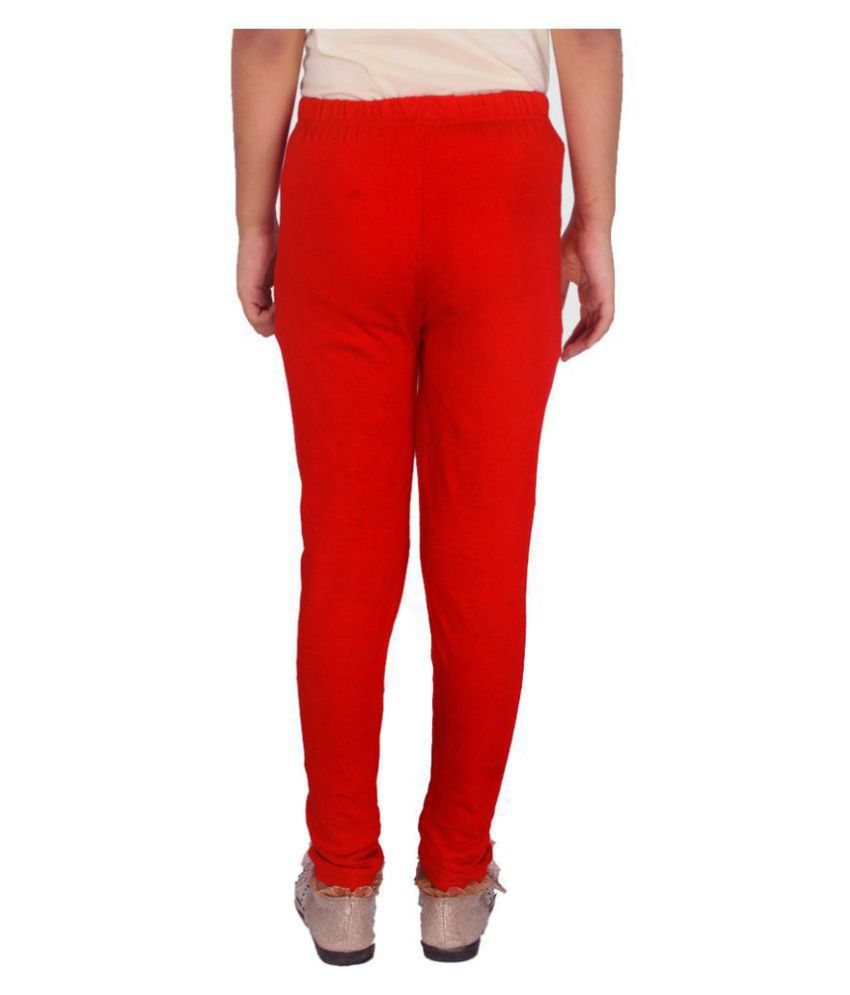 Thumbnail: KriSo Cotton Legging Red & Navy Blue
