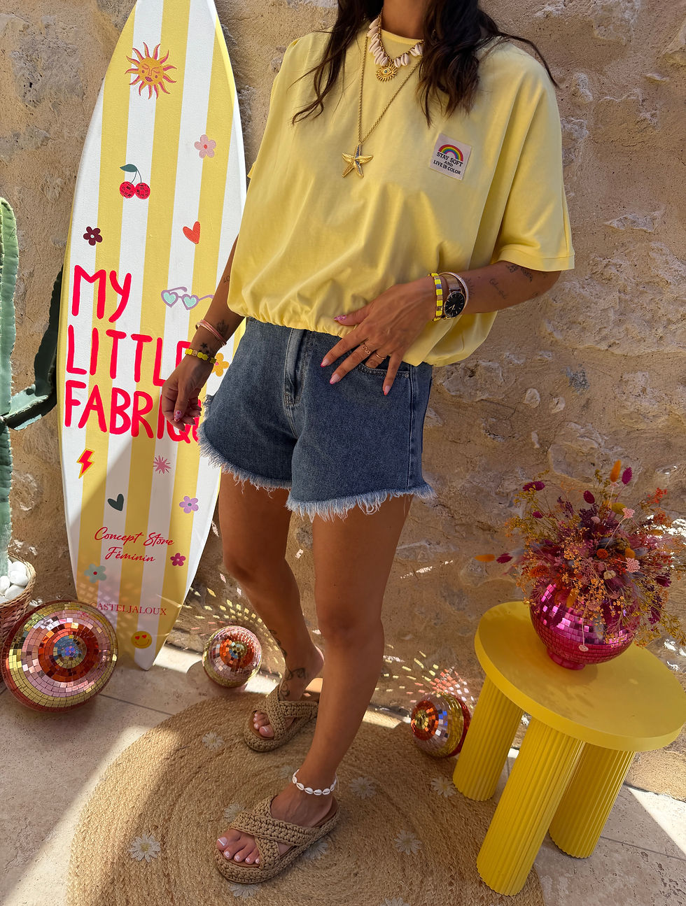 Miniature : T-shirt Patrice 457 🌈  jaune