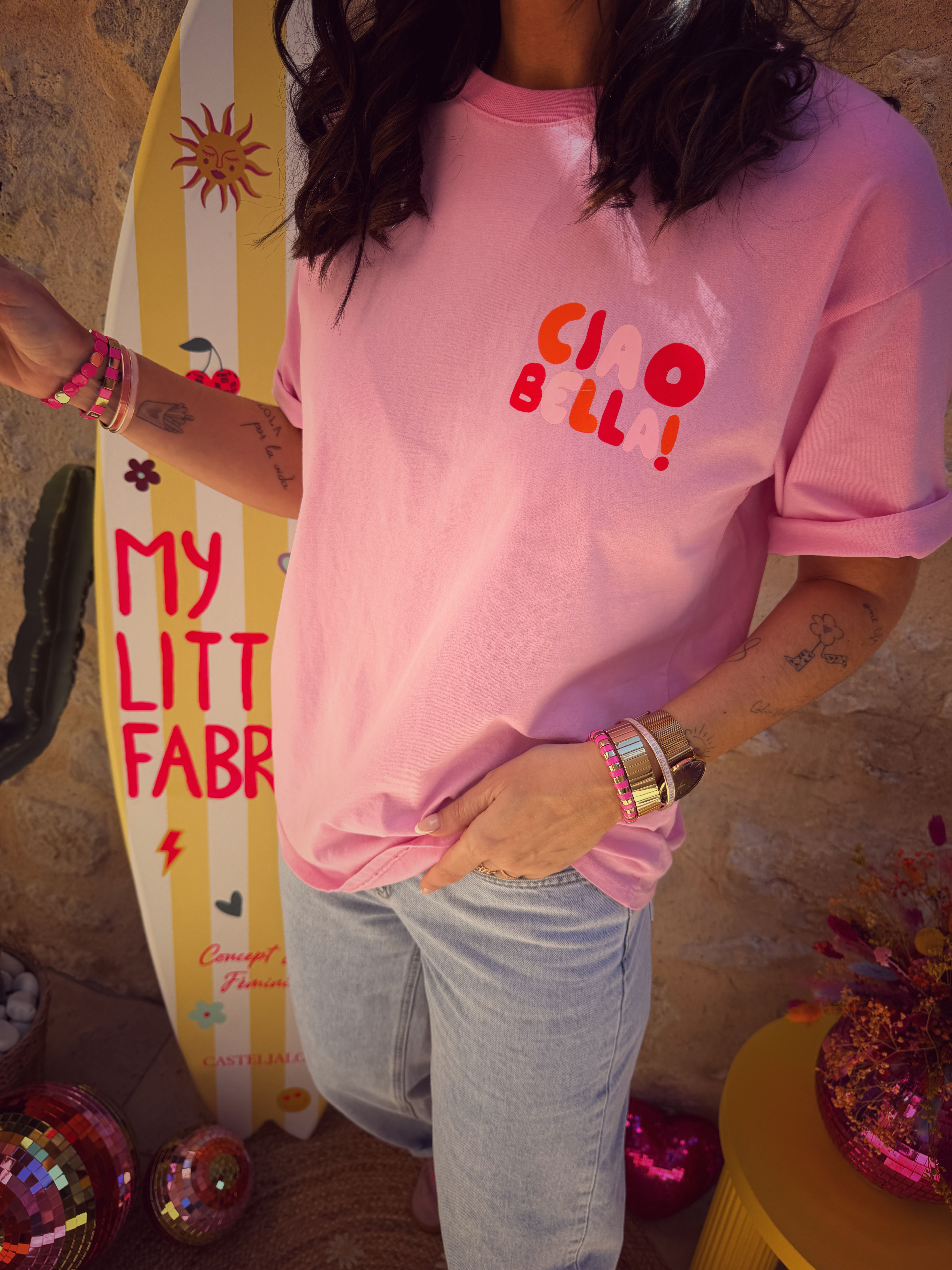 T-shirt Bella 441 rose fluo