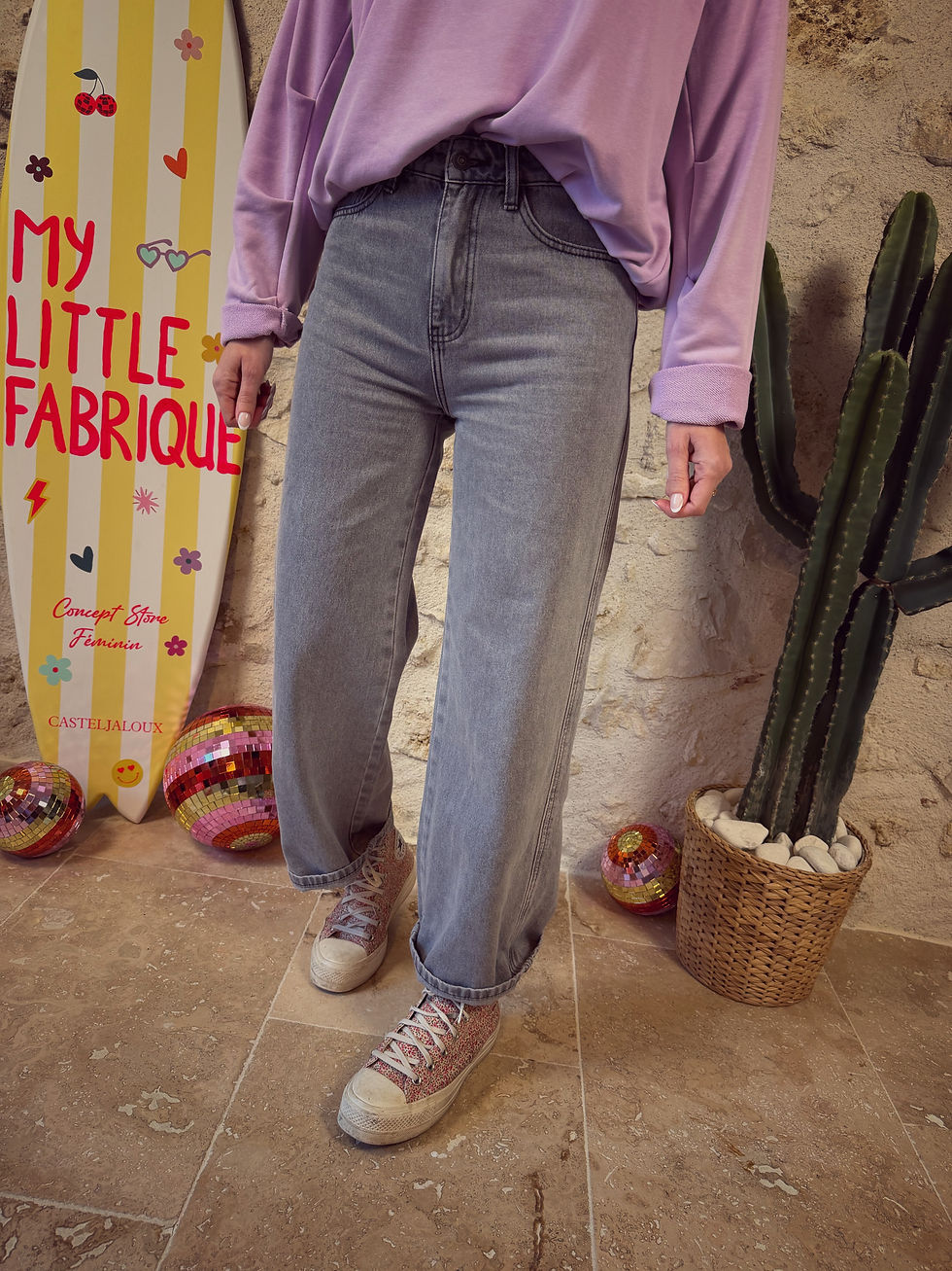 Miniature : Jeans Ben 485 gris 