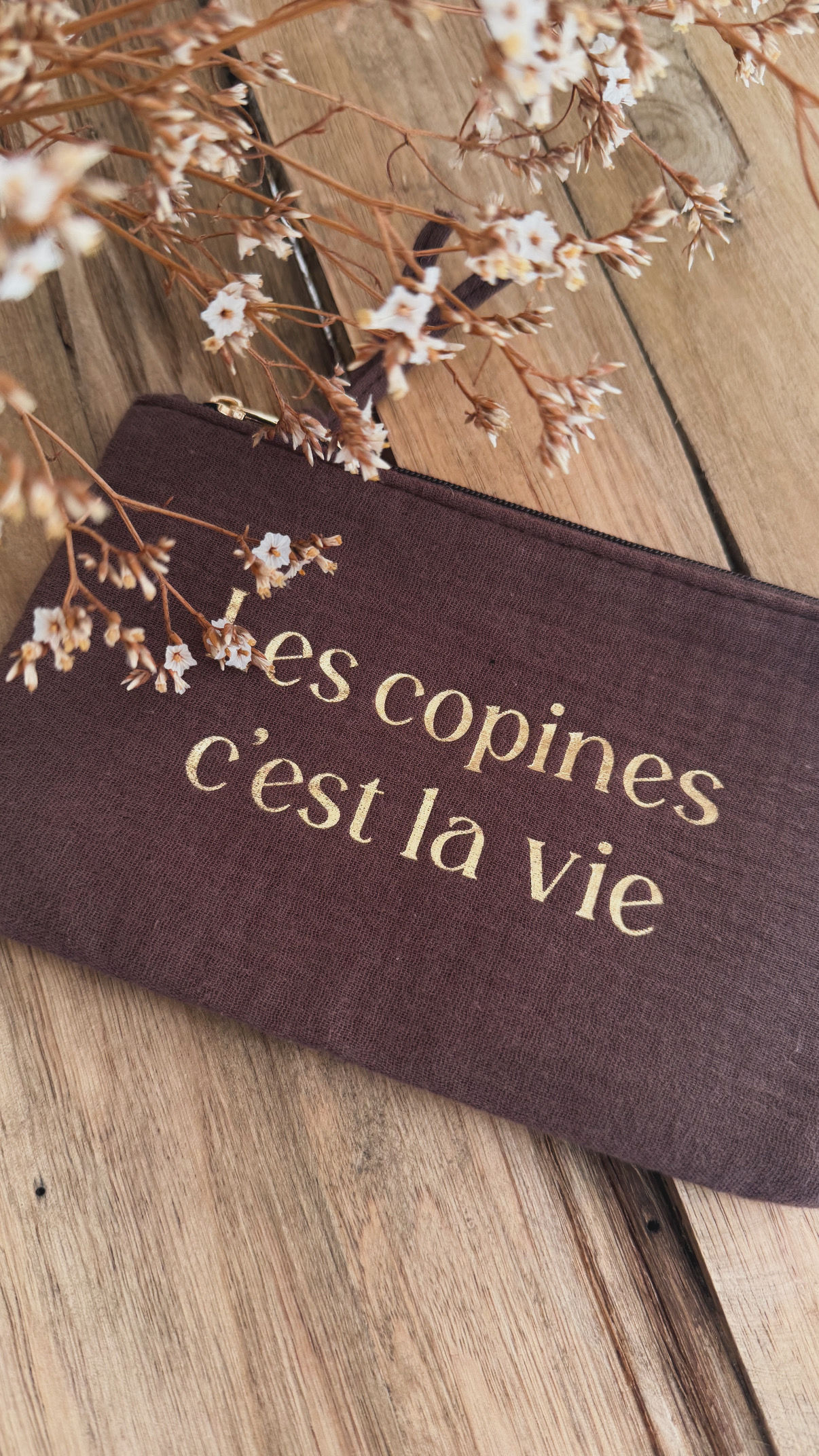 Pochette Cop’s marron 