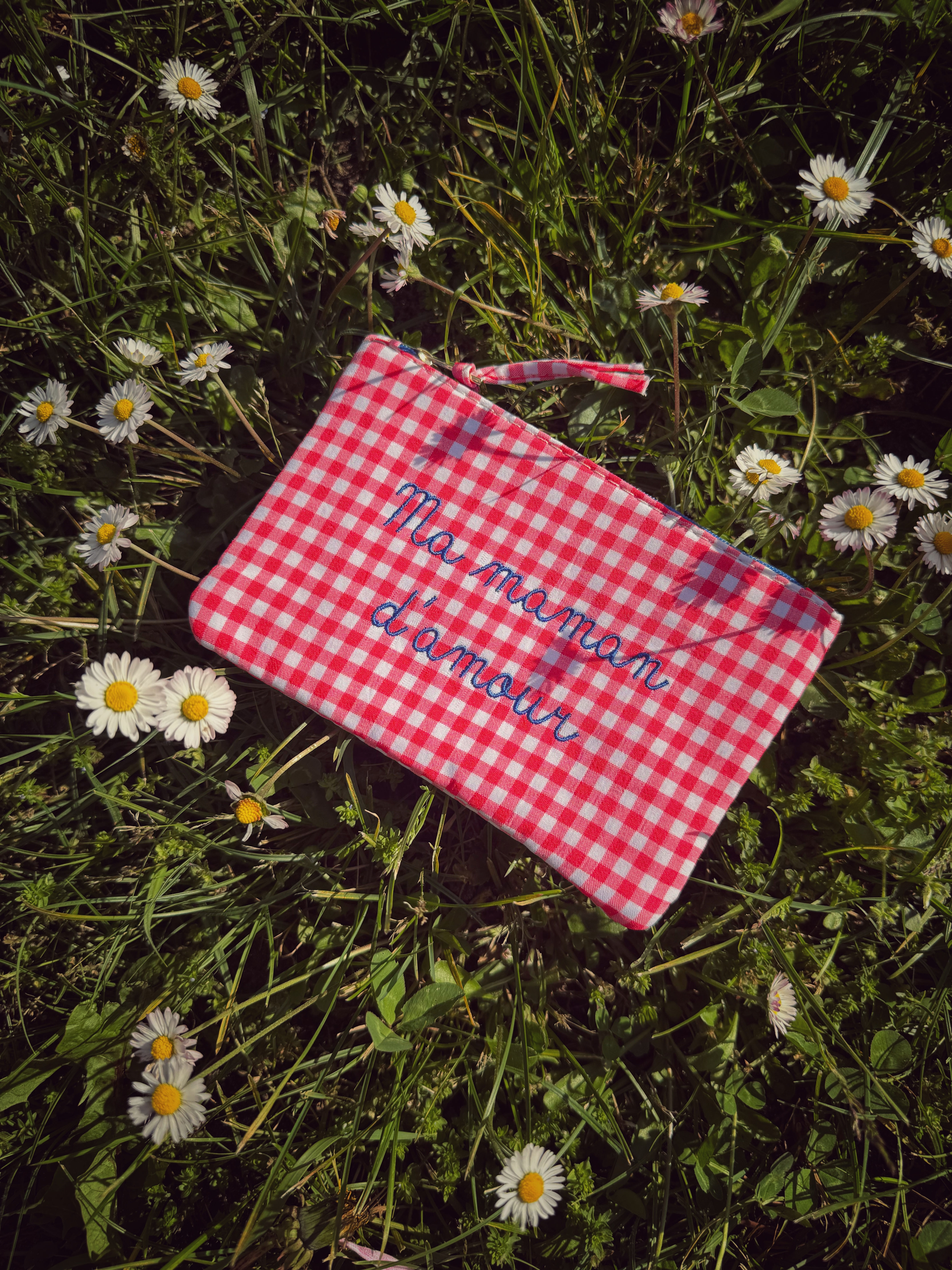 Pochette maman d’amour rouge 