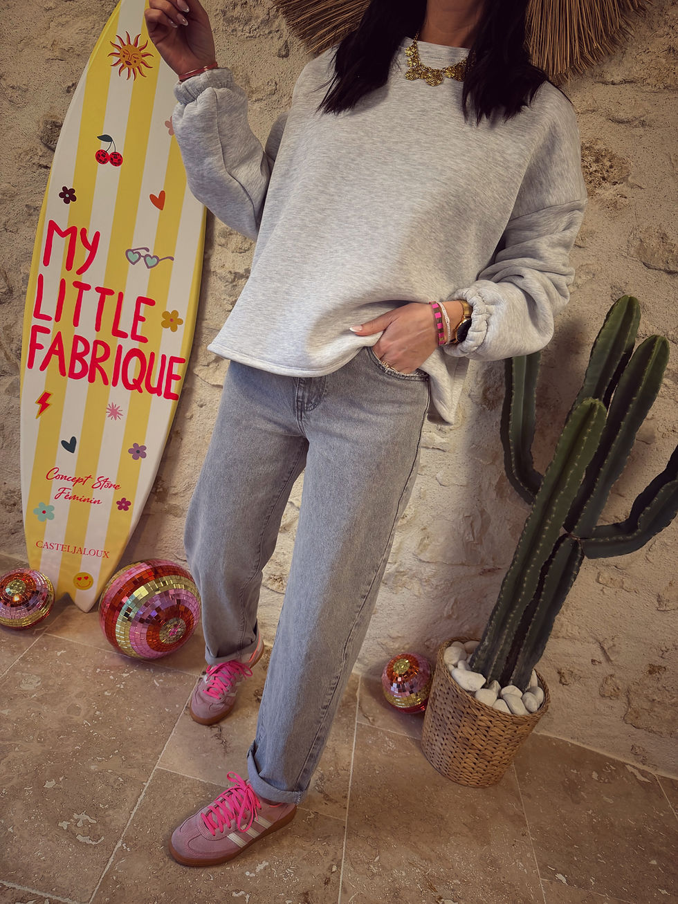 Miniature : Jeans Gaston 137 gris 