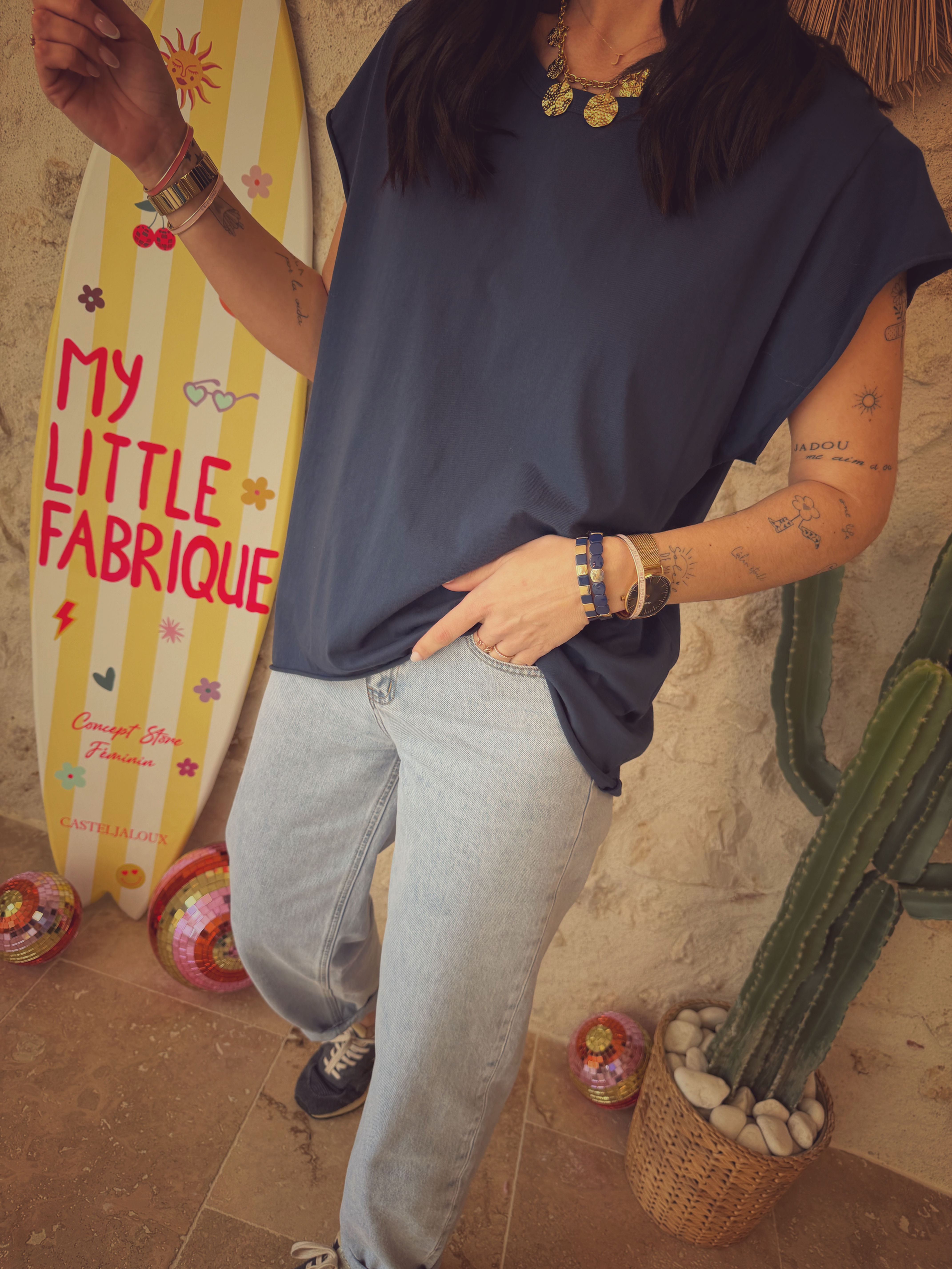 T-shirt basic 645 marine