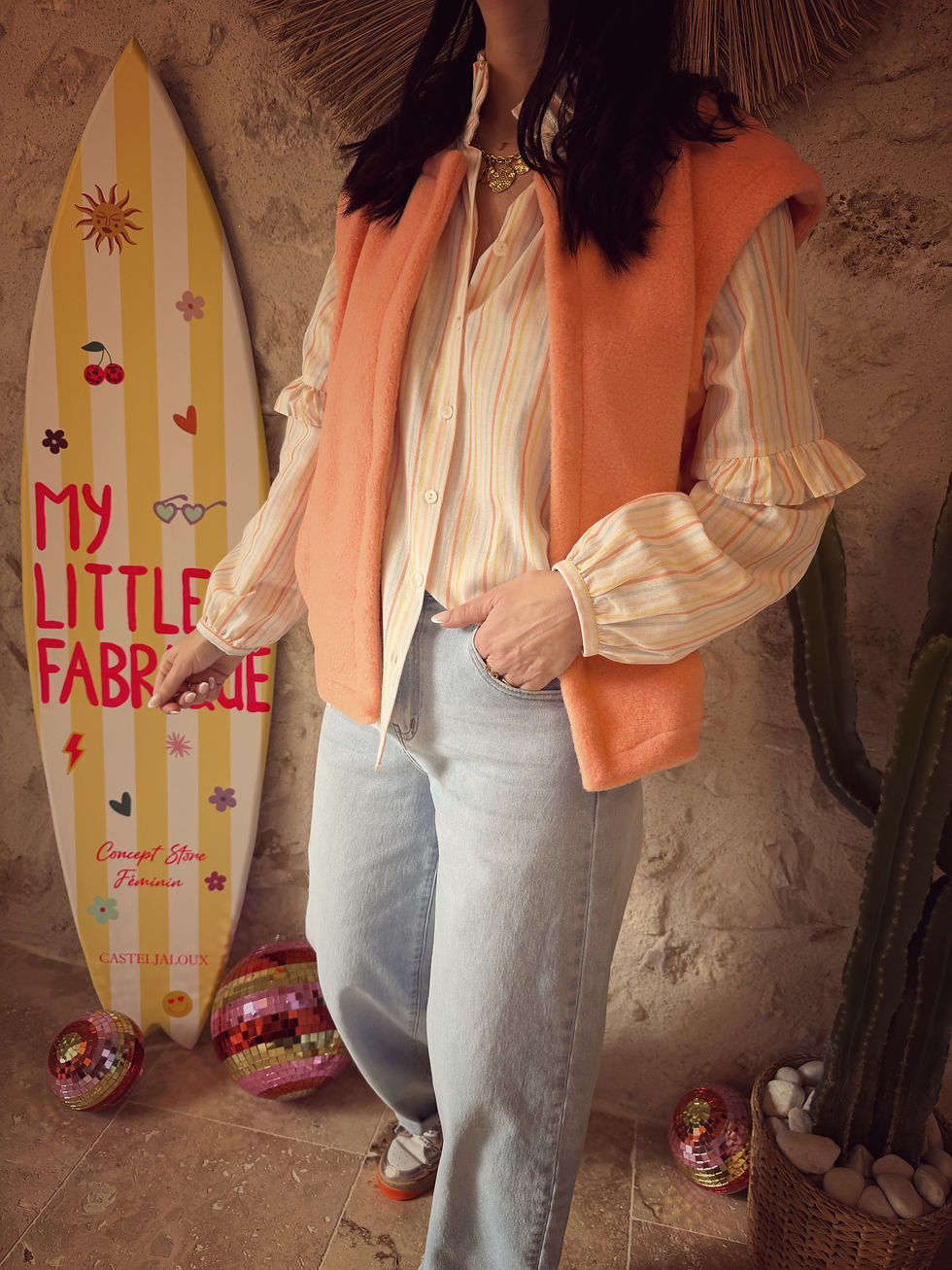 Miniature : Gilet Antoine 471 corail 