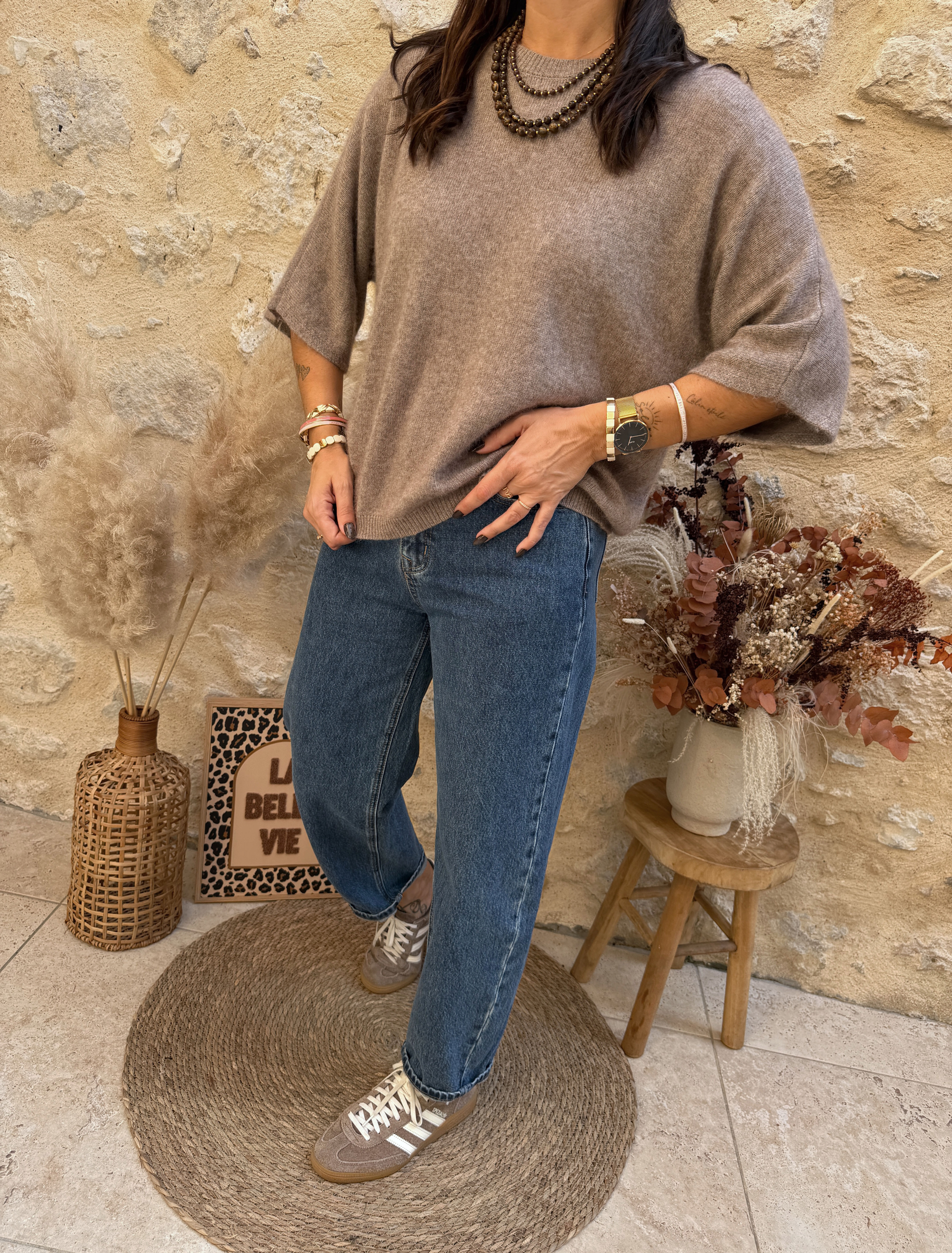 Pull Maël 775 taupe