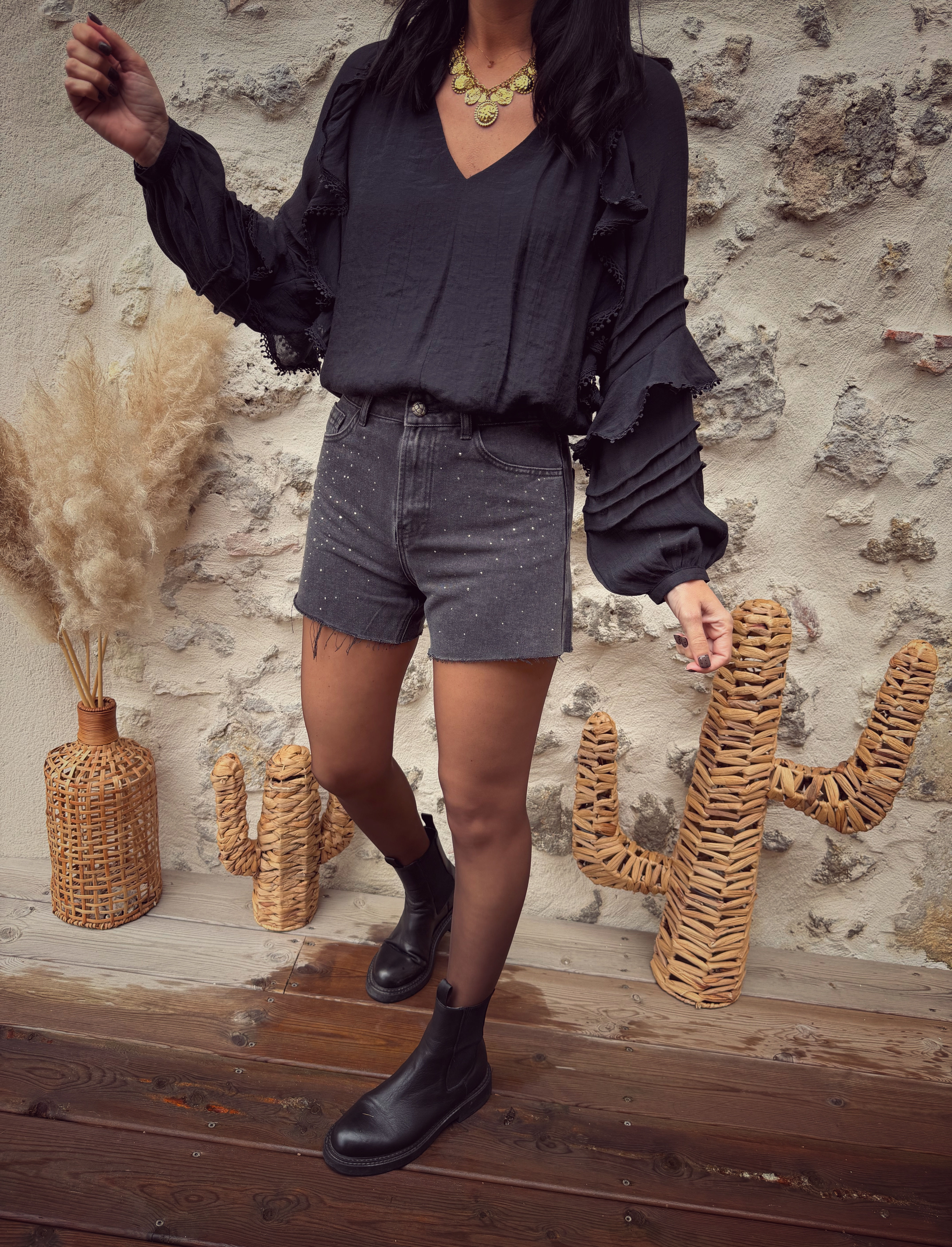 Blouse Soraya 557 noir 